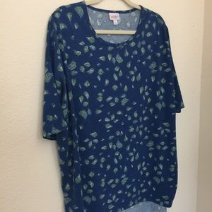 LuLaRoe Blue Tunic Top. NWOTs